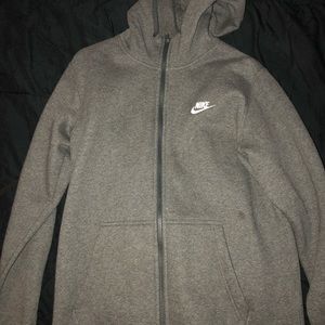 Nike, Grey Zip-Up Jacket